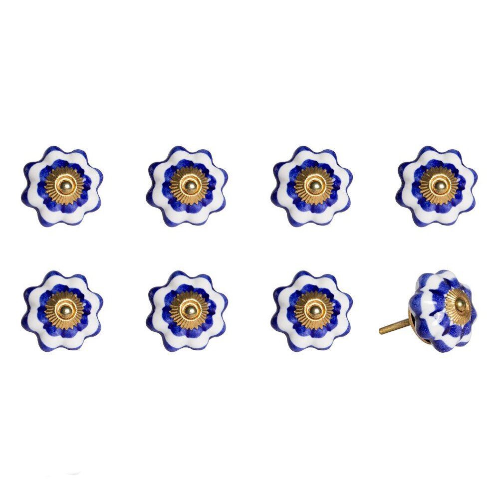 Knob-It Home Decor Classic Cabinet & Drawer Knobs | 8-Piece | K000014